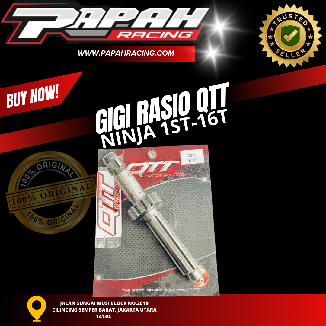 GIGI RASIO QTT NINJA 1ST-16T